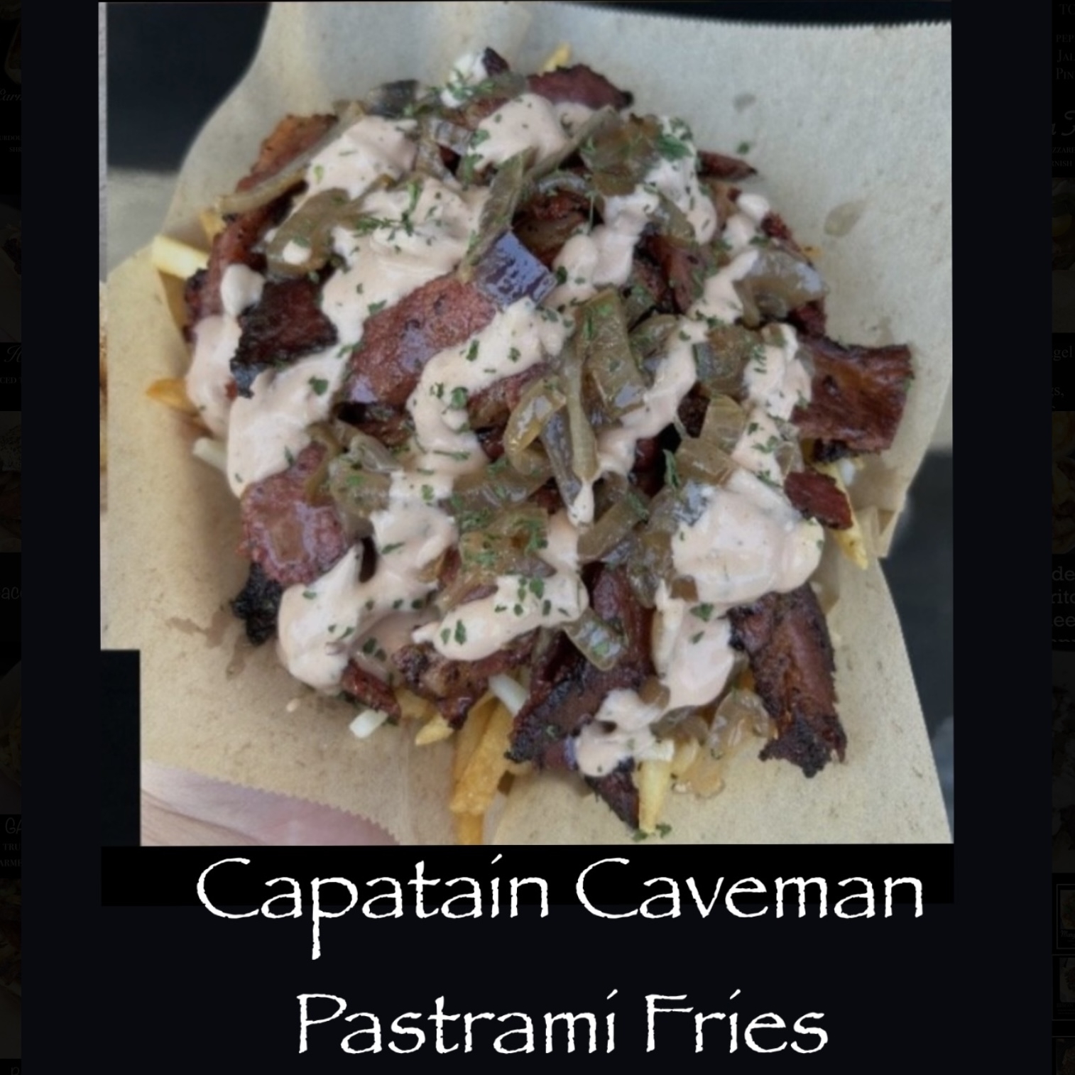 Captain Caveman Pastrami Fries